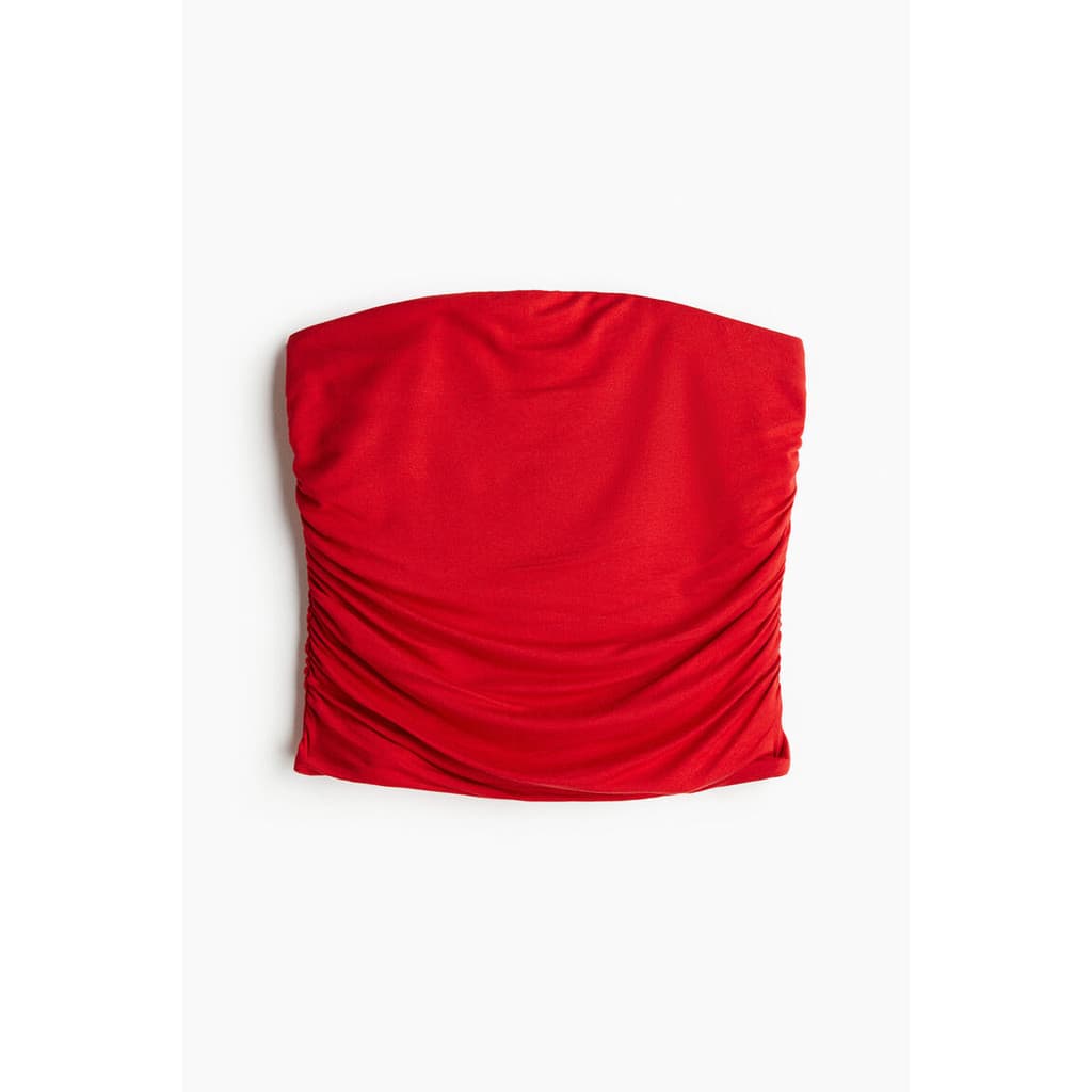 H&M เสื้อท่อนบนแบบดร็อพด้วยผ้าทรงท่อ ผู้หญิง 1290229_1 รูปที่ 5