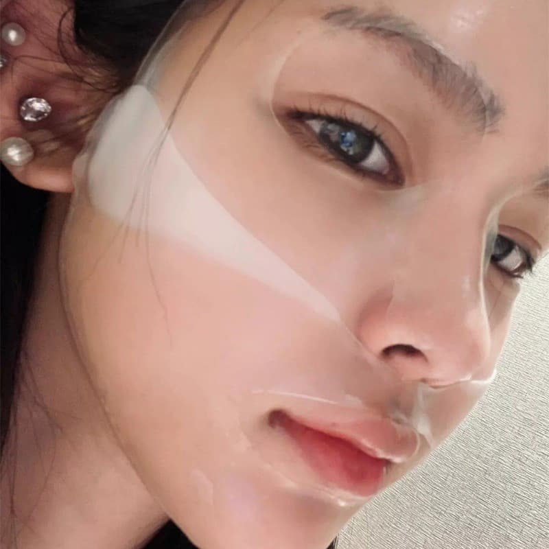 มาส์กหน้าคอลลาเจนลึก - แพทช์มาส์กหน้าต่อต้านริ้วรอย - ให้ความชุ่มชื้น, กระจ่างใส, รูขุมขนหดตัว, การออกแบบแยก รูปที่ 5