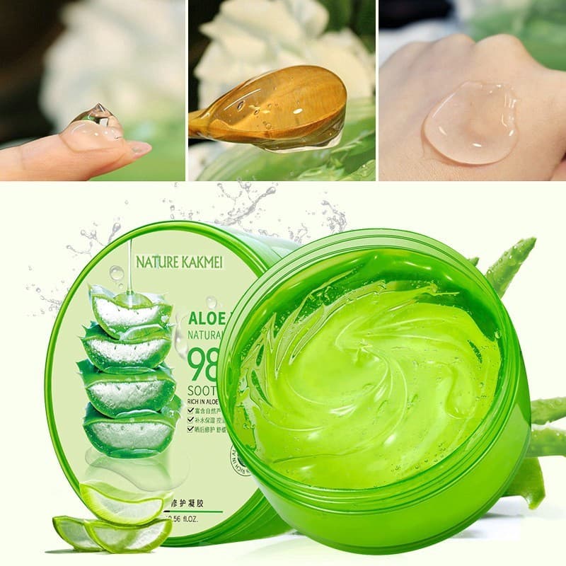 เจลว่านหางจระเข้ Aloe Vera 99% 300ml บำรุงผิวให้ชุ่มชื่นทั้งผิวหน้าและผิวกาย Soothing&Moisture รูปที่ 5