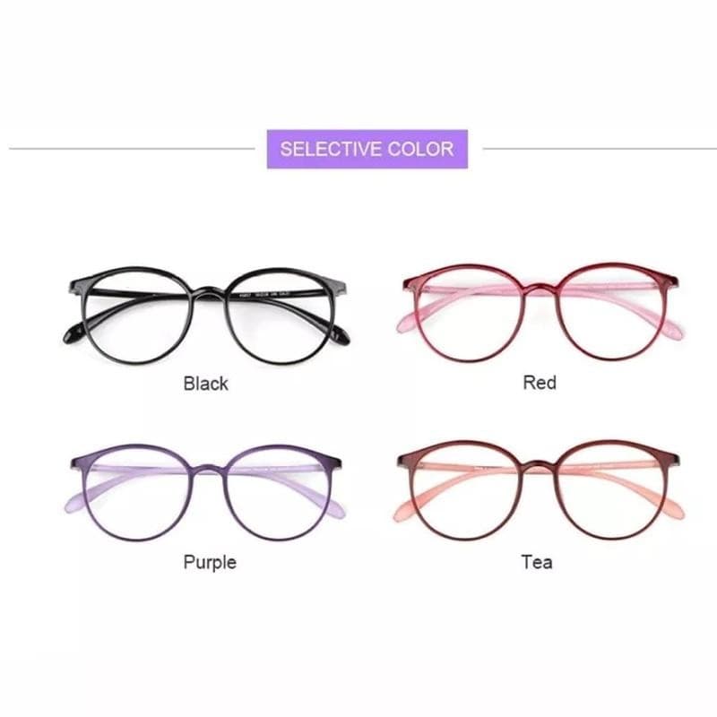 แว่นอ่านหนังสือระดับพรีเมียมสําหรับผู้หญิง +1.00 ถึง +4.00 - กรองแสงสีฟ้า, ป้องกันความเมื่อยล้า, กรอบกลมน้ําหนักเบาพิเศษ รูปที่ 6