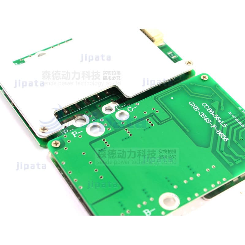 บอร์ดป้องกันเครื่องชาร์จแบตเตอรี่ลิเธียม BMS 4S 12V 100A พร้อมบอร์ดป้องกัน PCB สมดุลแบตเตอรี่/เพิ่มประสิทธิภาพ รูปที่ 7