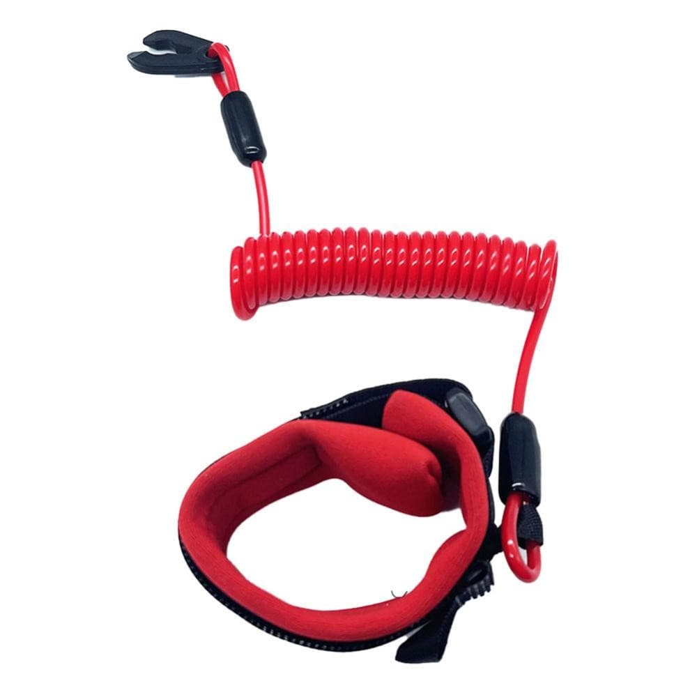 HW Universal Marine เรือนอกเครื่องยนต์มอเตอร์ Lanyard หยุดสวิทช์สำหรับ YAMAHA Jet Ski Key เชือกลอยข้อมือ B4P2 รูปที่ 4