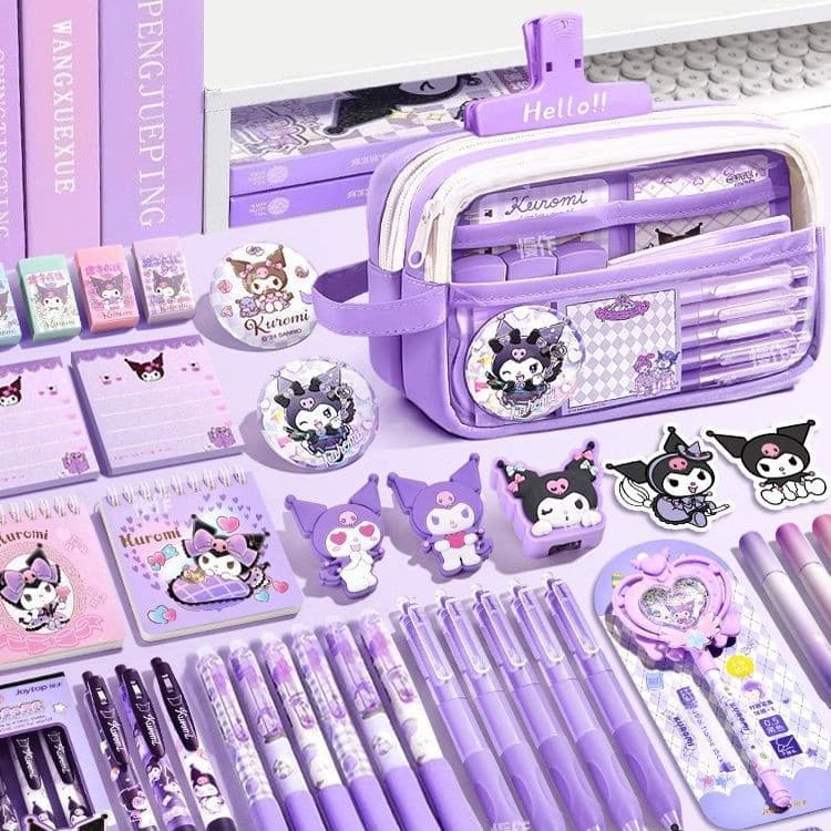 กระเป๋าดินสอใสขนาดใหญ่กันน้ำน่ารักและมีสไตล์ - Kuromi, Cinnamoroll, My Melody และซิปที่ทนทานสำหรับโรงเรียน วัยรุ่น เด็กชายและเด็กหญิง รูปที่ 6