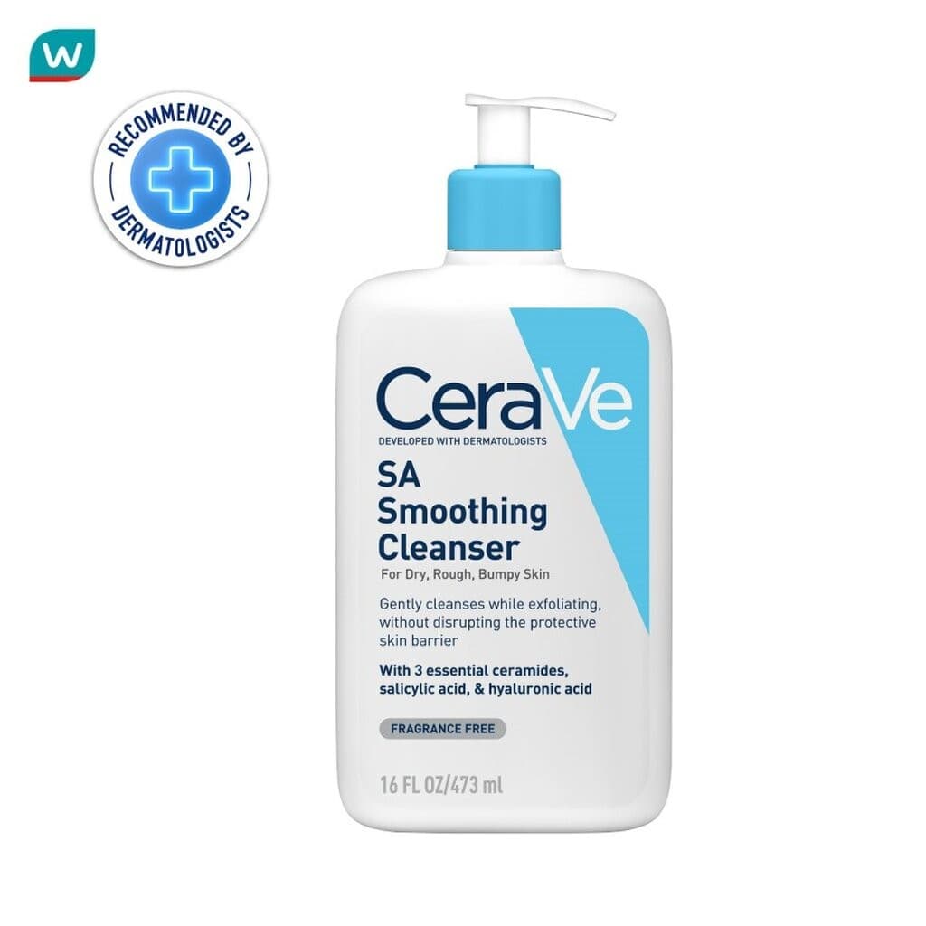 Cerave โฟมล้างหน้า CeraVe เซราวี เอสเอ สมูทติ้ง คลีนเซอร์ 473 มล.