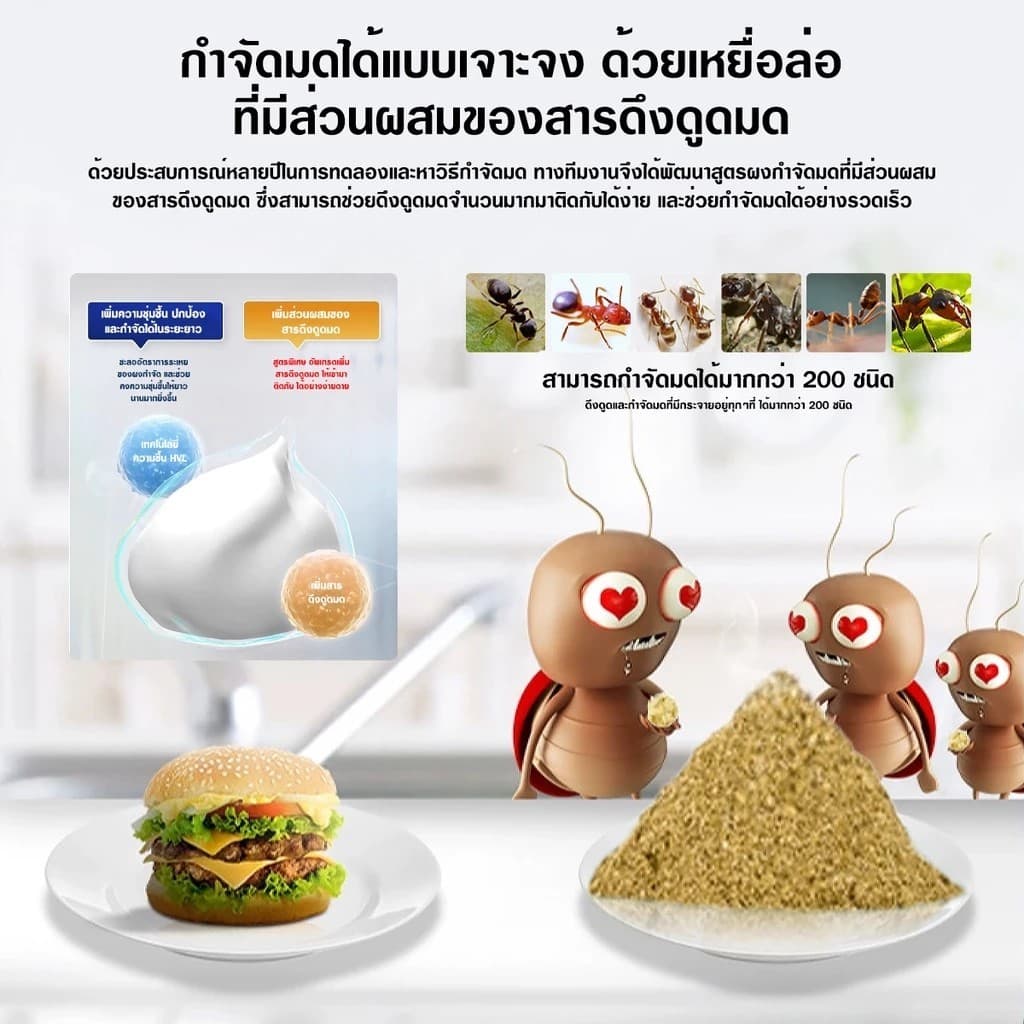 กำจัดมด ยาฆ่ามด ฆ่าตายยกลัง ฆ่ามดได้ทุกสายพันธุ์ ปลอดภัยต่อคน รูปที่ 5