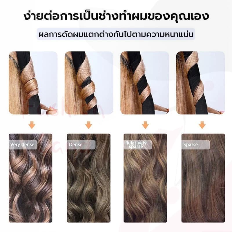 ชุดโรลม้วนผม 1/3 ชิ้น Heatless Curling Rod แถบคาดศีรษะ Lazy Hair Curlers ไม่มีความร้อนผม พร้อมตะขอเครื่องมือจัดแต่งทรงผม รูปที่ 7