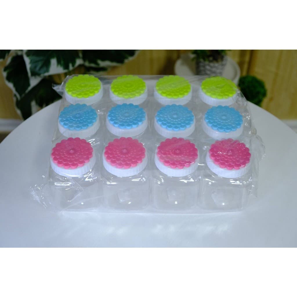 กระปุกพลาสติก 320-430 ml กระปุกฝาเกลียว โหลพลาสติกใส สีสันสวยงาม น่ารัก รูปที่ 4