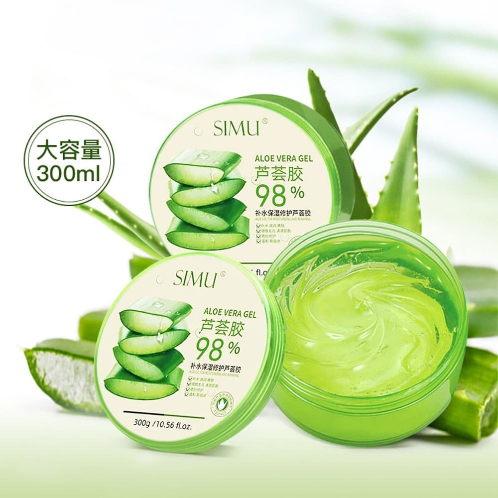 เจลว่านหางจระเข้ Aloe Vera 99% 300ml บำรุงผิวให้ชุ่มชื่นทั้งผิวหน้าและผิวกาย Soothing&Moisture รูปที่ 2