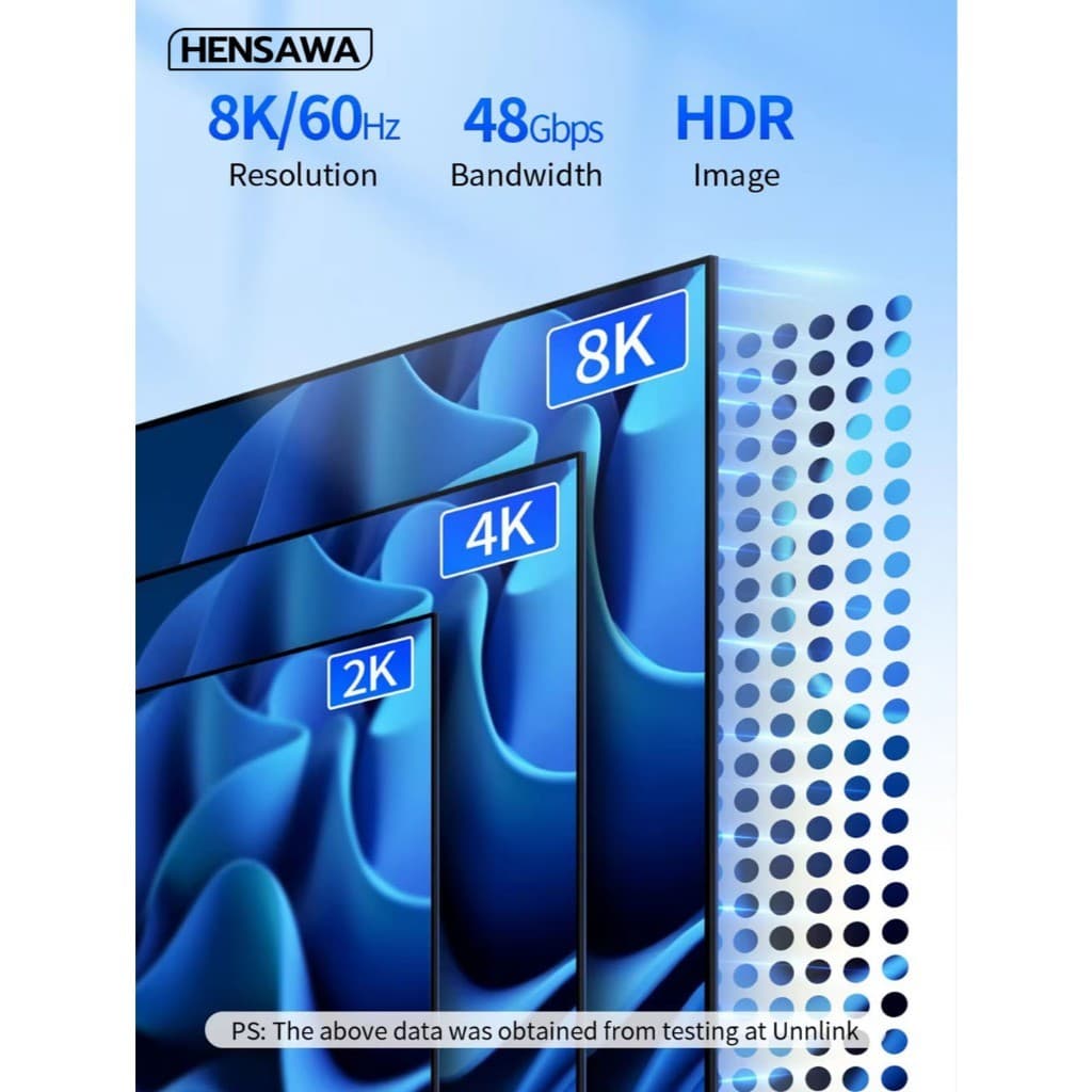 HENSAWA รุ่น VC119 อะแดปเตอร์ Mini Hdmi Male To Hdmi Female 3D 8K 60HZ Gold Plated Hdmi เชื่อมต่อสําหรับ Hdtv แล็ปท็อป รูปที่ 3