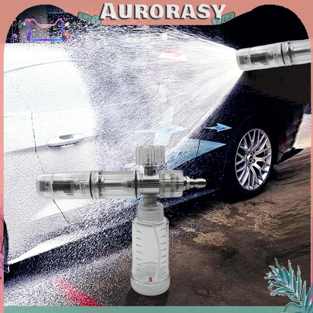 จัดส่งในกรุงเทพฯเครื่องพ่นโฟมแบบปรับได้ 100 มล. 4500PSI สำหรับเครื่องฉีดน้ำแรงดันสูง ปืนฉีดโฟมแรงดันสูงแบบต่อด่วน 1/4 นิ้ว สำหรับล้างรถ​ รูปที่ 7