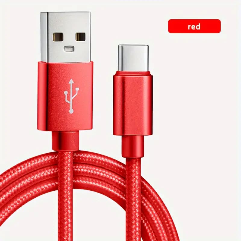 สายเคเบิล USB Type C ยาว 2 ม. สําหรับ Samsung, Redmi, และ OnePlus - การถ่ายโอนข้อมูลความเร็วสูงและการออกแบบที่ทนทาน xelect รูปที่ 3