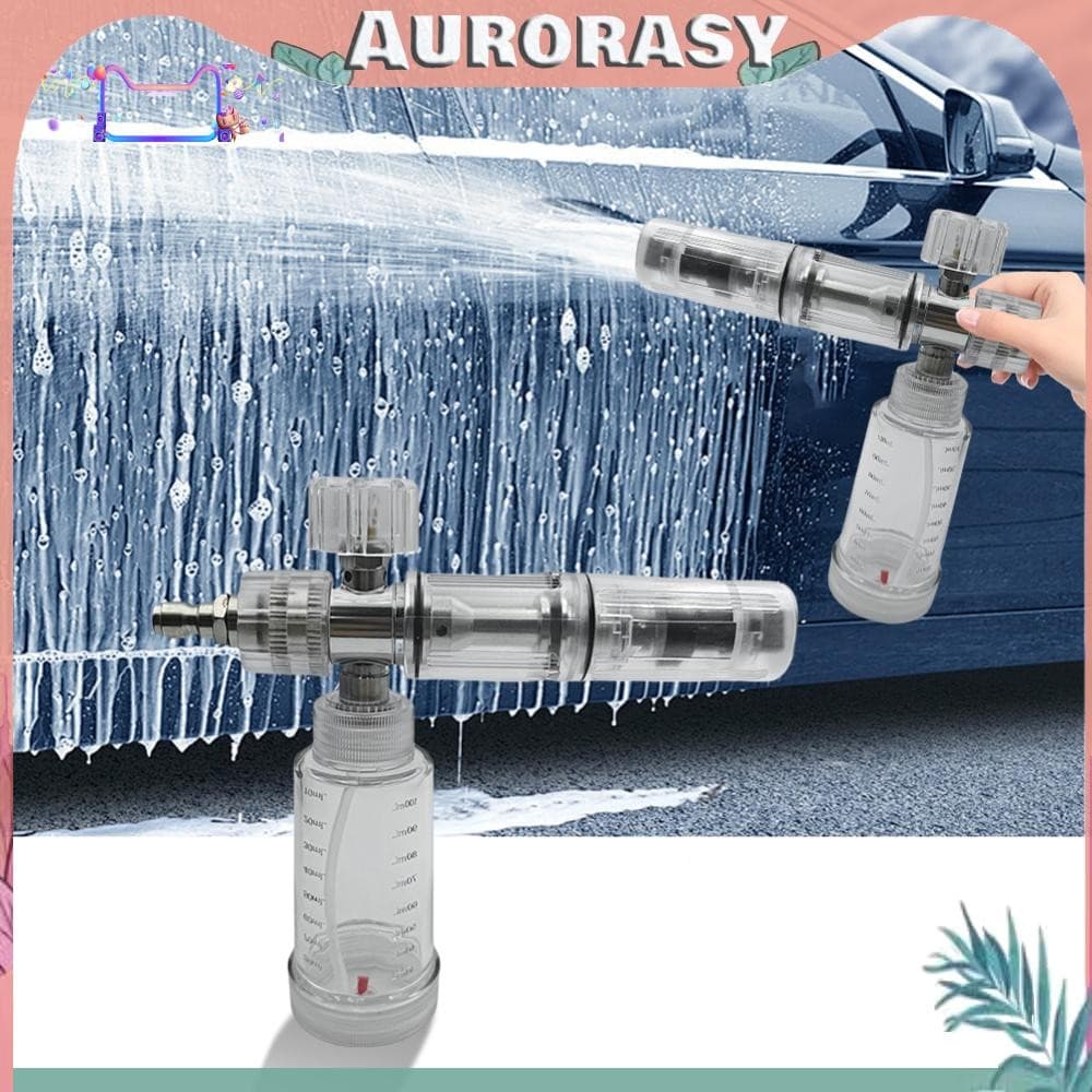 จัดส่งในกรุงเทพฯเครื่องพ่นโฟมแบบปรับได้ 100 มล. 4500PSI สำหรับเครื่องฉีดน้ำแรงดันสูง ปืนฉีดโฟมแรงดันสูงแบบต่อด่วน 1/4 นิ้ว สำหรับล้างรถ​ รูปที่ 9
