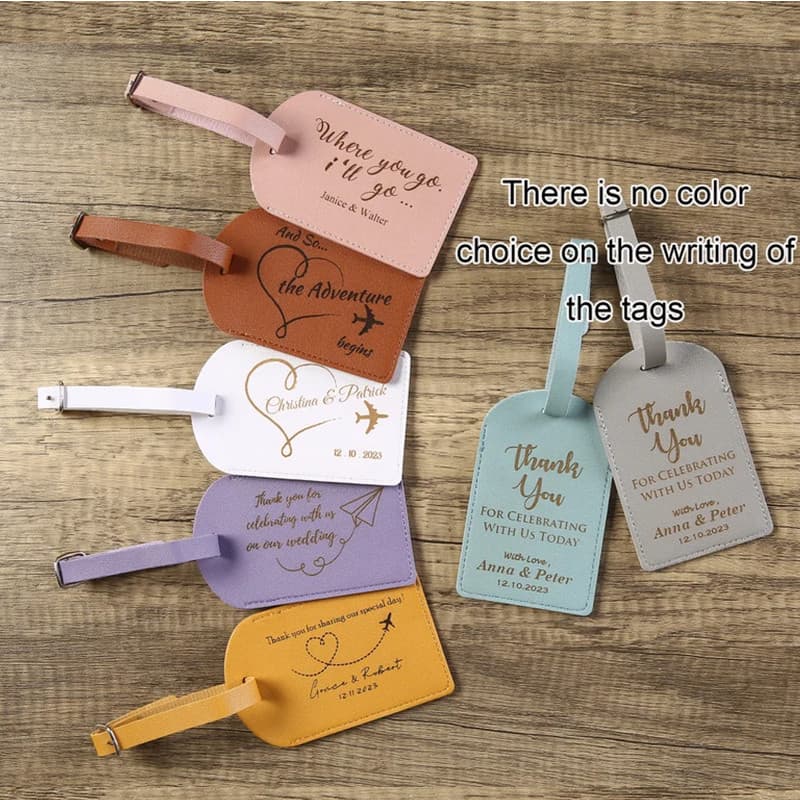 ส่วนบุคคลฟรี Bag Tag ป้ายชื่อห้อยกระเป๋า+สายคล้อง พวงกุญแจป้ายชื่อ ป้ายกระเป๋าเดินทาง แท็กกระเป๋านักเรียน Luggage Tags รูปที่ 4