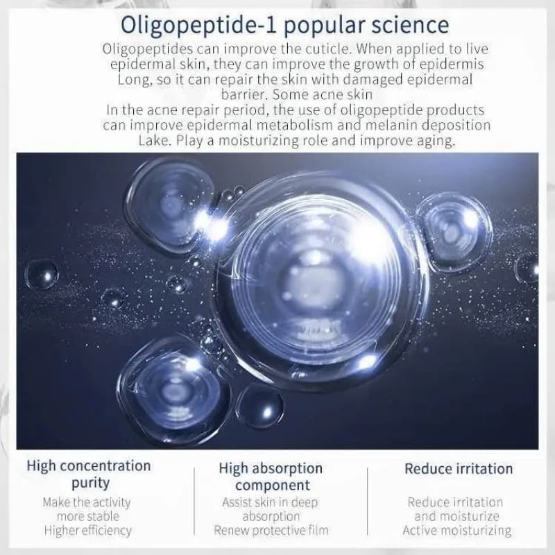 มาร์คแผ่นเซรั่มเปปไทด์โอลิโกหน้าฉ่ำ หน้าเงา ผิวหน้านุ่มชุ่มชื่น OLIGOPEPTIDE มาส์กเปปไทด์สูตรพรีเมี่ยม รูปที่ 3
