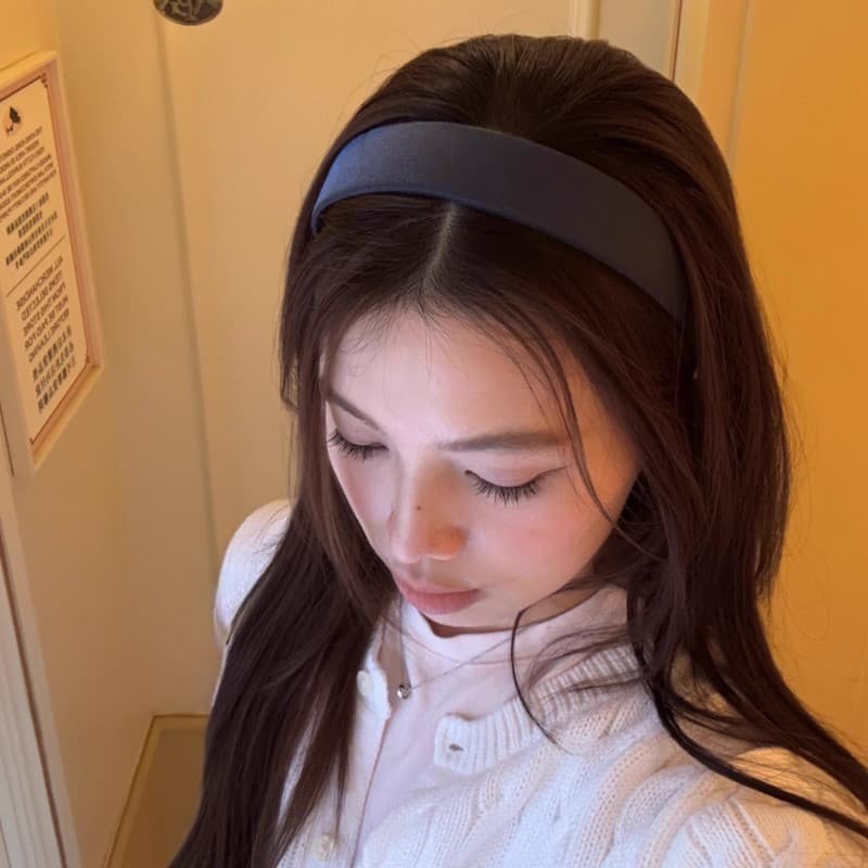 Vintage กว้าง Bling เงินผู้หญิง Headwear Hairbands เครื่องประดับผม รูปที่ 8