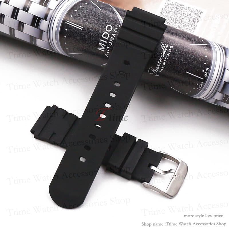 สายนาฬิกาข้อมือ ซิลิโคน ซิลิกาเจล กันน้ํา 21 มม. อุปกรณ์เสริม สําหรับ Luminox 0200 3901 7050 3001 รูปที่ 5