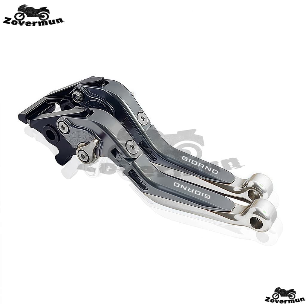 สำหรับ Honda GIORNO+125 ABS/CBS มอเตอร์ไซค์ ปรับแต่ง CNC อลูมิเนียม 6 ระดับ ปรับได้ คันเบรกและคลัทช์แบบพับได้ คันเบรกและคลัทช์แบบยืดหดได้ รูปที่ 8
