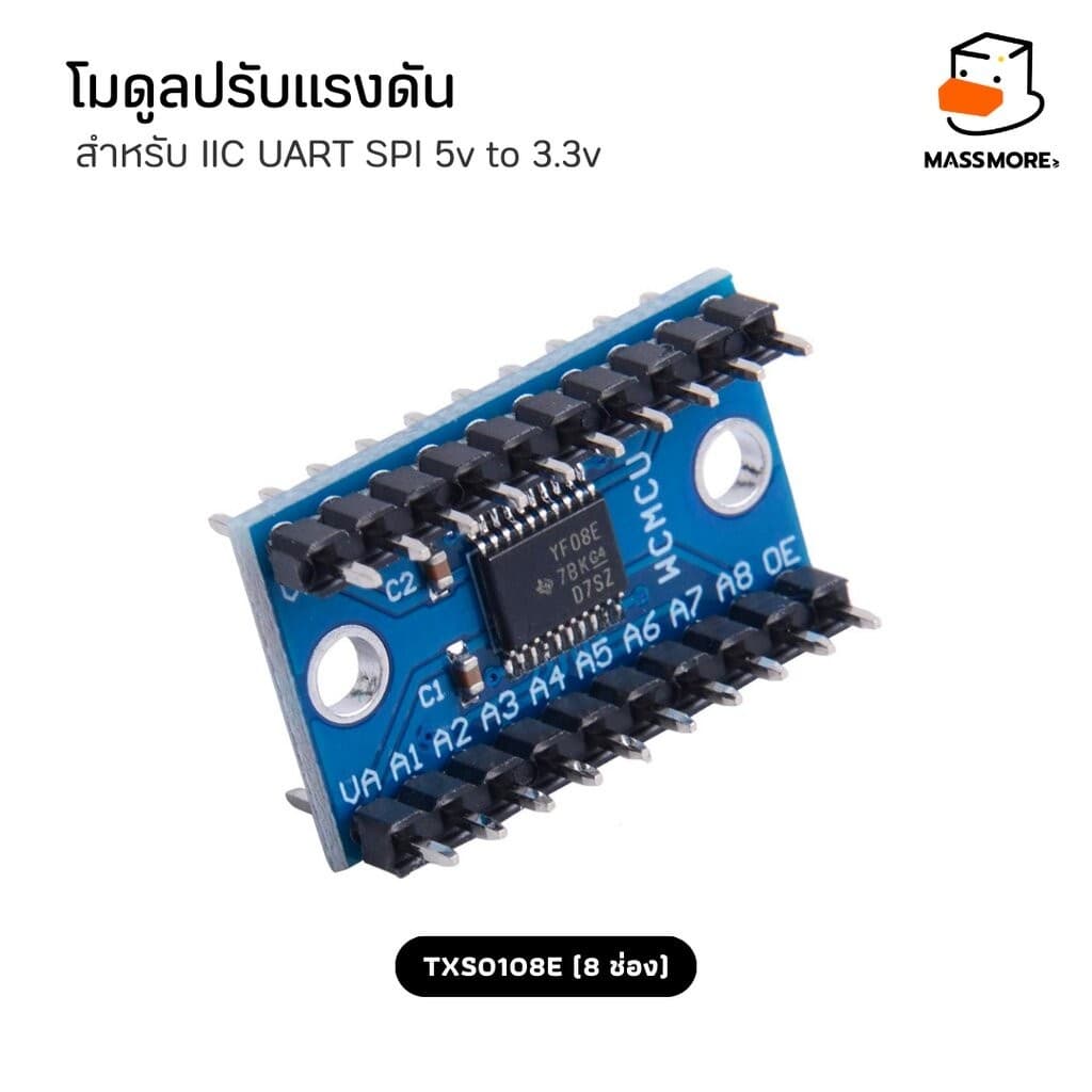 Logic Level Converter TXS0108E Mosfet TTL Bi-Directional โมดูลปรับแรงดัน I2c UART SPI รูปที่ 6