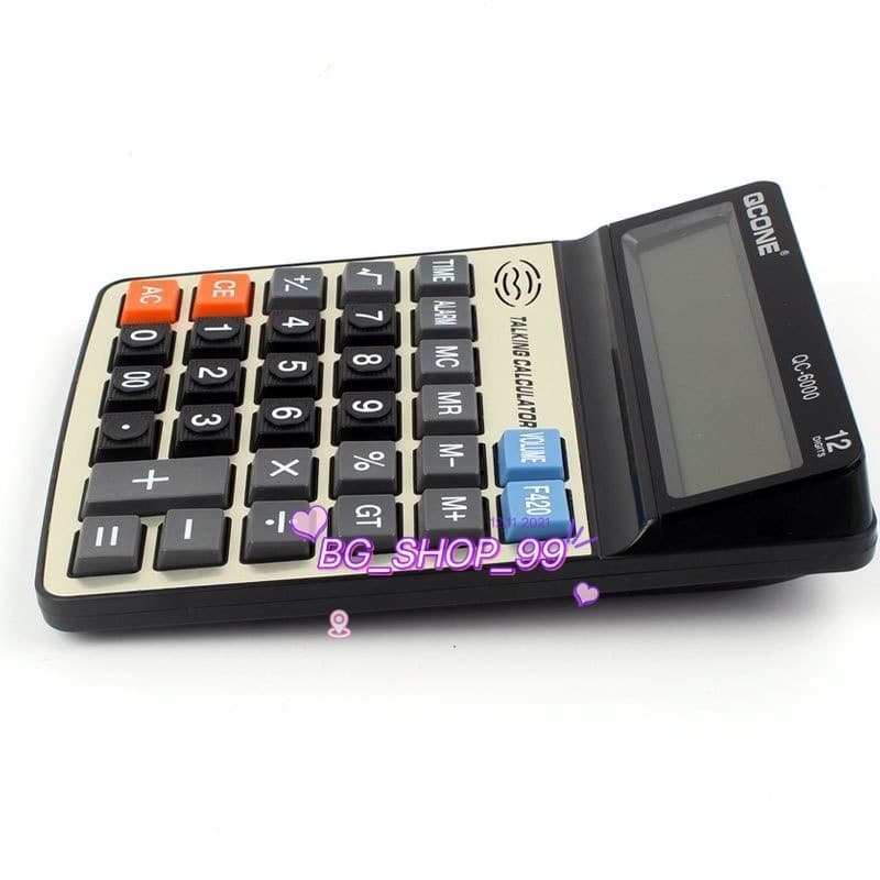 เครื่องคิดเลขพูดไทย12หลัก รุ่น QC-6000 รูปที่ 5