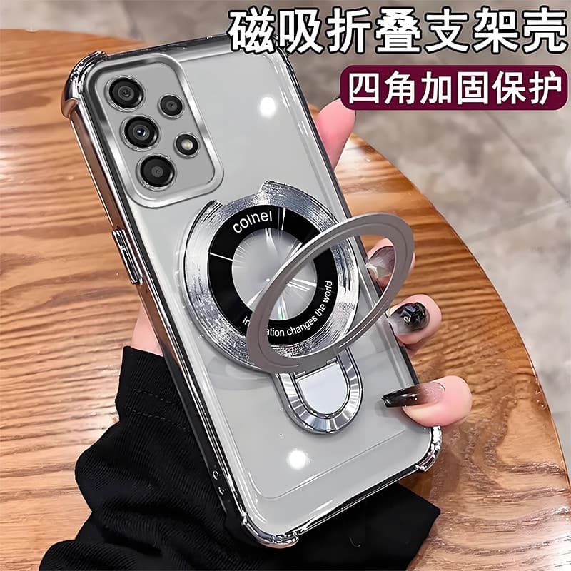 เคส Samsung A13 4G A23 A33 A53 A73 5G A04S LTE เคสโทรศัพท์สําหรับใหม่ Soft Anti fall วงเล็บเกราะป้องกัน DUD รูปที่ 4