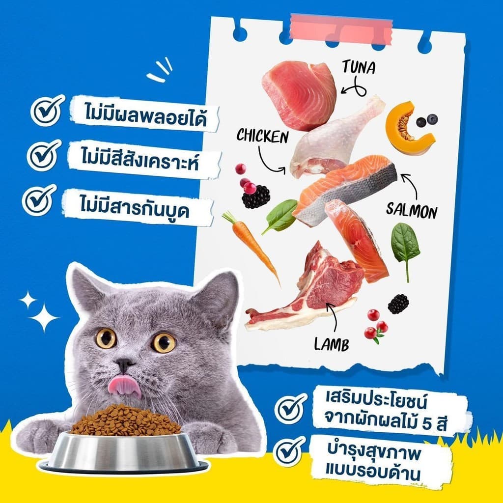Pramy Carnivore อาหารเม็ดแมว สำหรับแมวโต ขนาด 5.6-7 kg รูปที่ 8