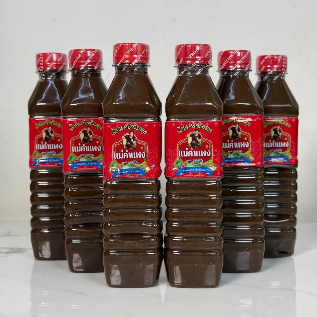ปลาร้า น้ำปลาร้า ปลาร้าต้มสุก ปลาร้าแม่คำแพง ขวดเดียวครบ จบทุกเมนู 400 มล. รูปที่ 2