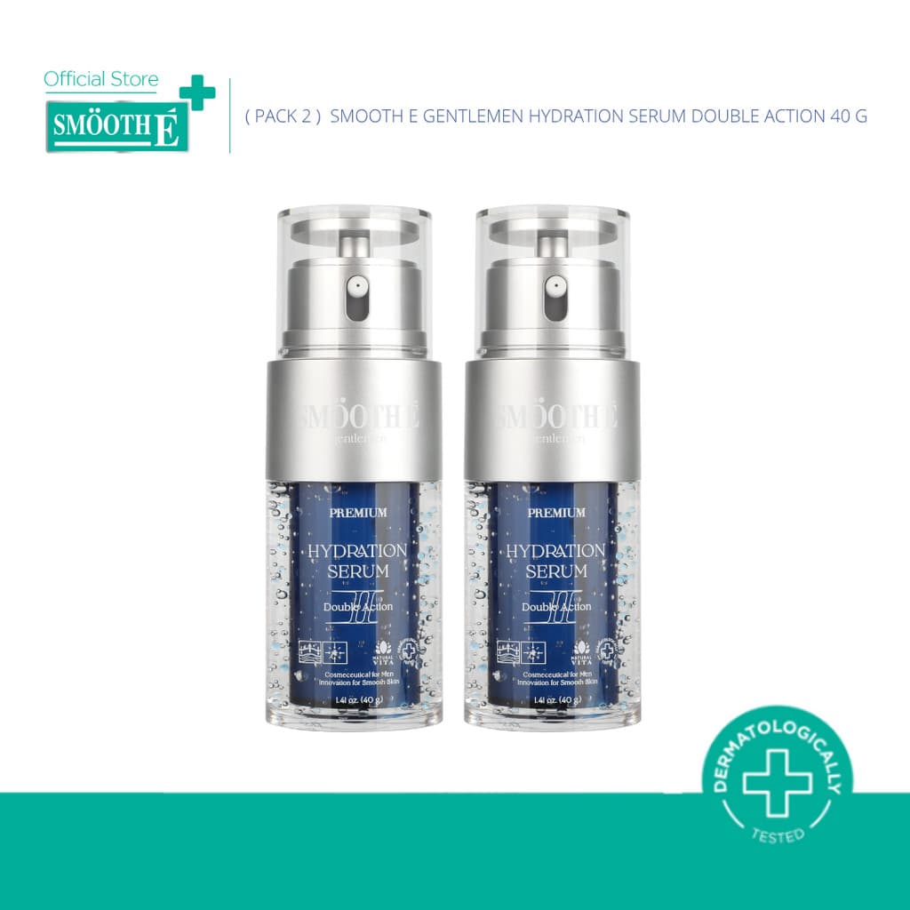 Smooth E Gentlemen Hydration Serum Double Action 40g. เซรั่มลดริ้วรอยร่องลึก จุดด่างดำ กระชับรูขุมขนสำหรับผู้ชาย รูปที่ 1