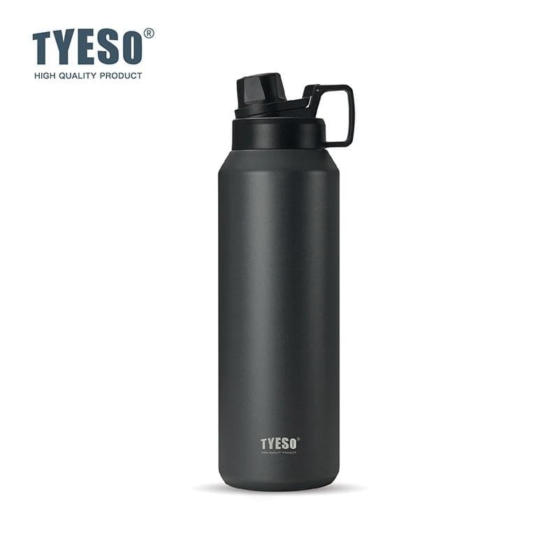 TYESO ใหม่! หลอดซิลิโคน ถอดล้างได้ ขวดน้ำสแตนเลส 304 ขนาด 750-900-1200-1500 ML เก็บอุณหภูมิร้อน-เย็น รูปที่ 6