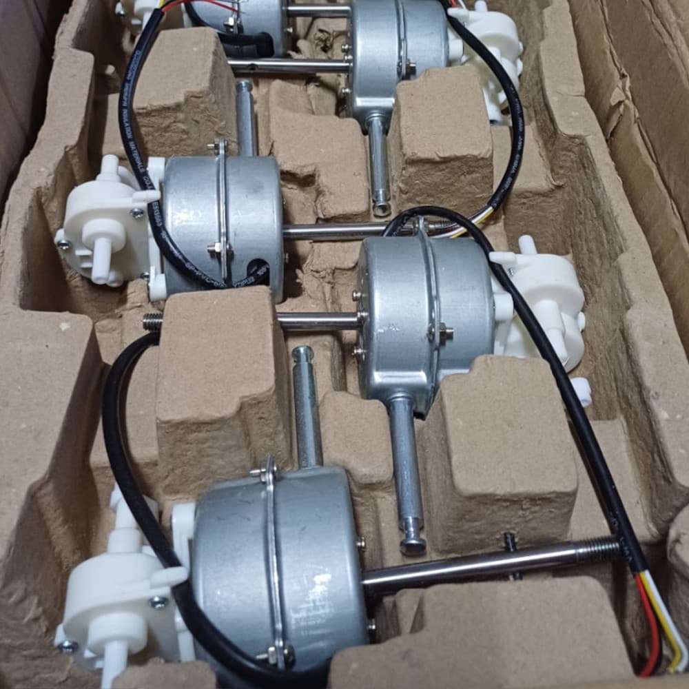 มอเตอร์พัดลม 12V/24V มอเตอร์ไร้แปรงถ่าน มอเตอร์กระแสตรง สำหรับเปลี่ยนใส่พัดลมเก่า DC blushless motor ใช้กับแบตเตอร์รี่ รูปที่ 6