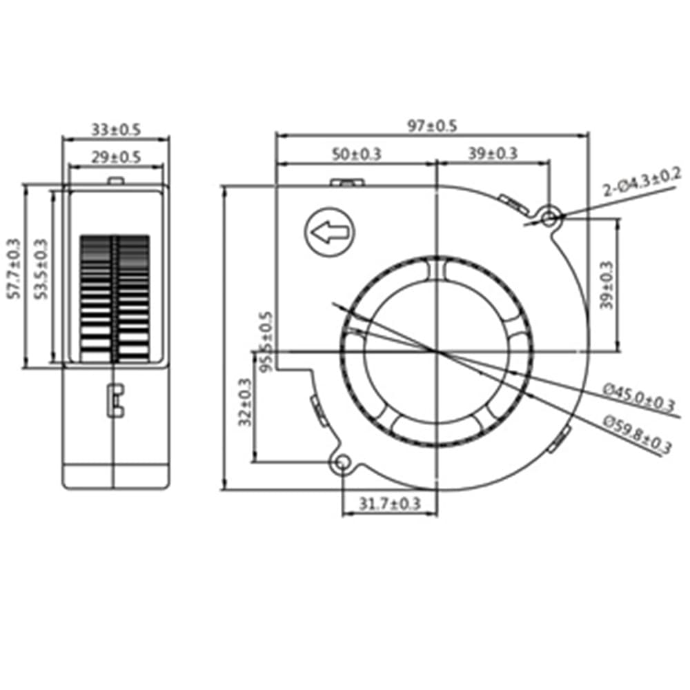 monqiqi พัดลมหอยโข่ง 12V DC ปรับได้ เทอร์โบ ลมแรง พัดลมระบายอากาศ พัดลมเทอร์โบ พัดลมก้นหอย พัดลมเป่าเตา เครื่องเป่าลม รูปที่ 4