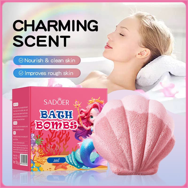 Bubble Bath Bomb ในอ่างอาบน้ำหอมๆ ติดตัวพกพาไปโรงแรม บับเบิ้ลบาธ บาสบอม ฟองเยอะ ขัดขี้ไคล อุปกรณ์อาบน้ำ ใช้ดี ใช้ง่าย รูปที่ 3