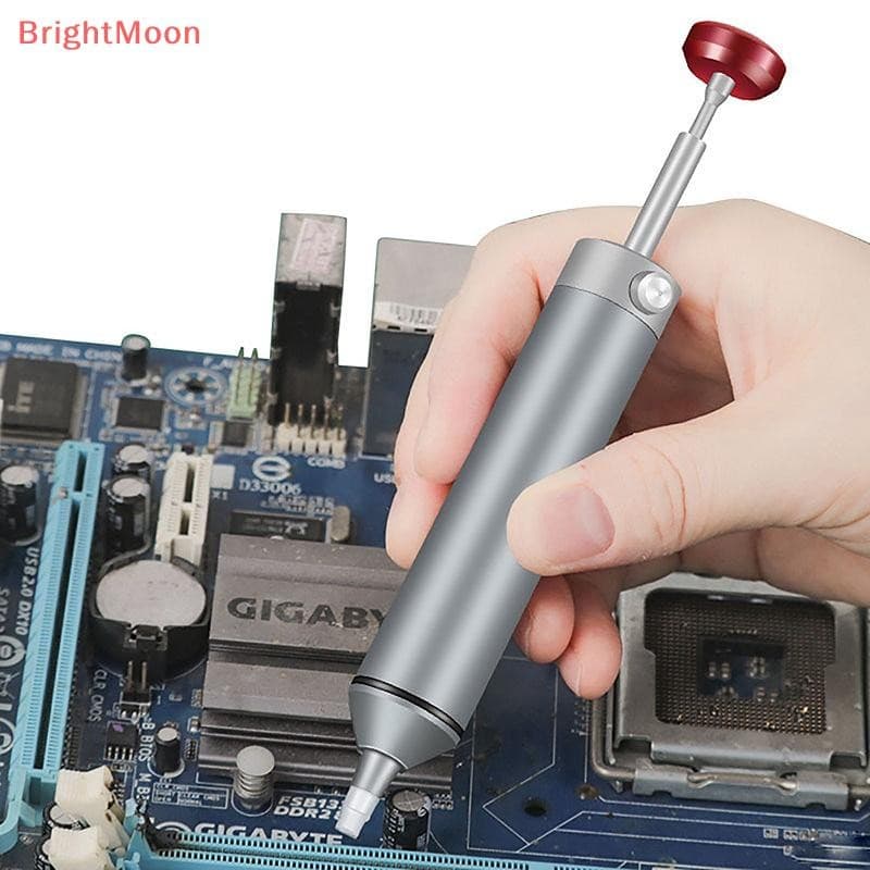 BrightMoon Solder Sucker Clog Desoldering ปั๊มสําหรับ Solder ถอดเปลี่ยนความร้อน Resistan ซิลิโคนดูดหัวฉีด รูปที่ 1