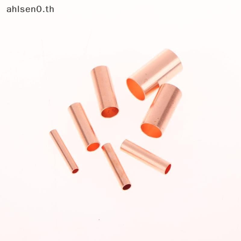 Ahlsen0 125/250/414/578 ชิ้น Non ฉนวนไฟฟ้า Butt Terminal Assortment ชุดลวด Ferrules ชุด 7 ขนาดทองแดง Crimp Connector th รูปที่ 7
