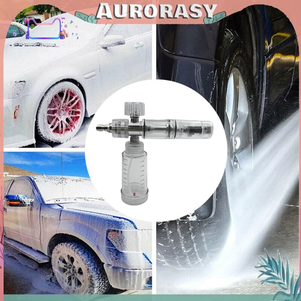จัดส่งในกรุงเทพฯเครื่องพ่นโฟมแบบปรับได้ 100 มล. 4500PSI สำหรับเครื่องฉีดน้ำแรงดันสูง ปืนฉีดโฟมแรงดันสูงแบบต่อด่วน 1/4 นิ้ว สำหรับล้างรถ​ รูปที่ 8