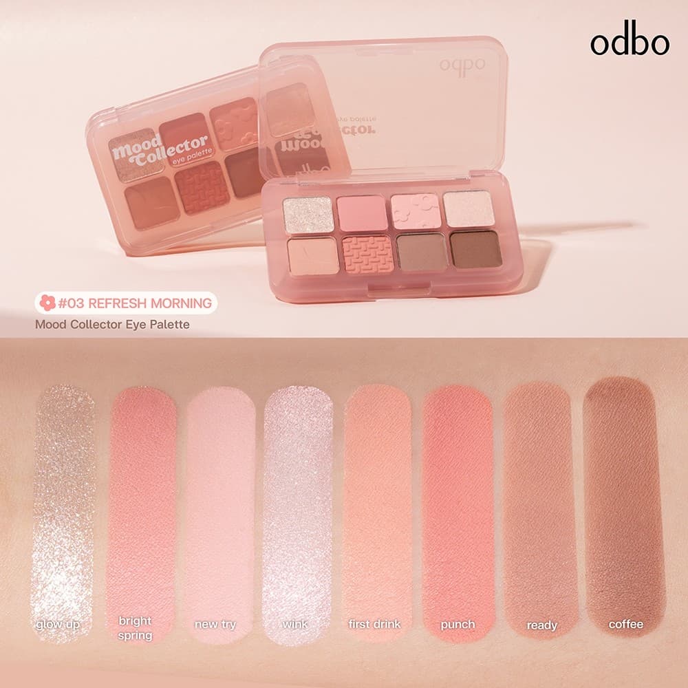 แท้/ถูกที่สุด/ไลฟ์ทุกวัน OD2030 ODBO MOOD COLLECTOR EYE PALLET รูปที่ 5