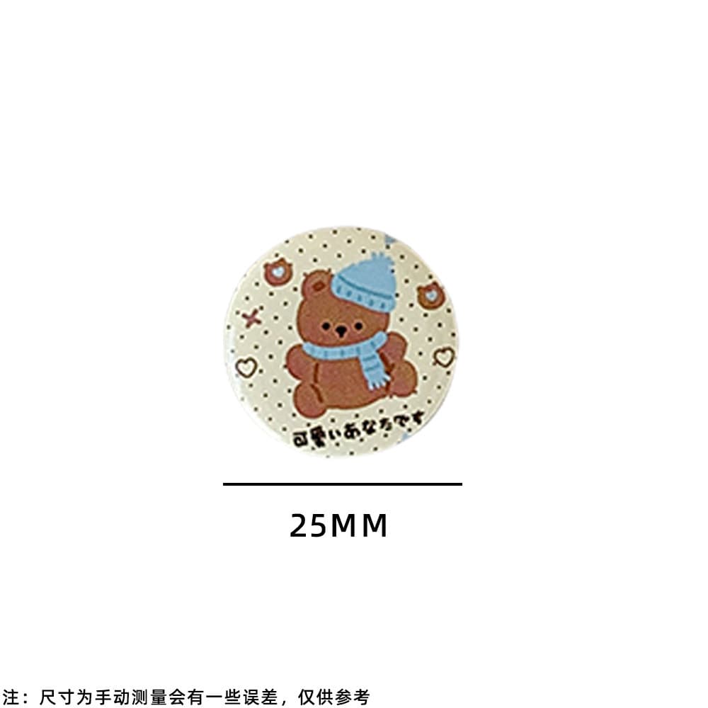 Clover 25mm Minibar พร้อมป้ายตกแต่งเข็มกลัดโบราณ รูปที่ 2