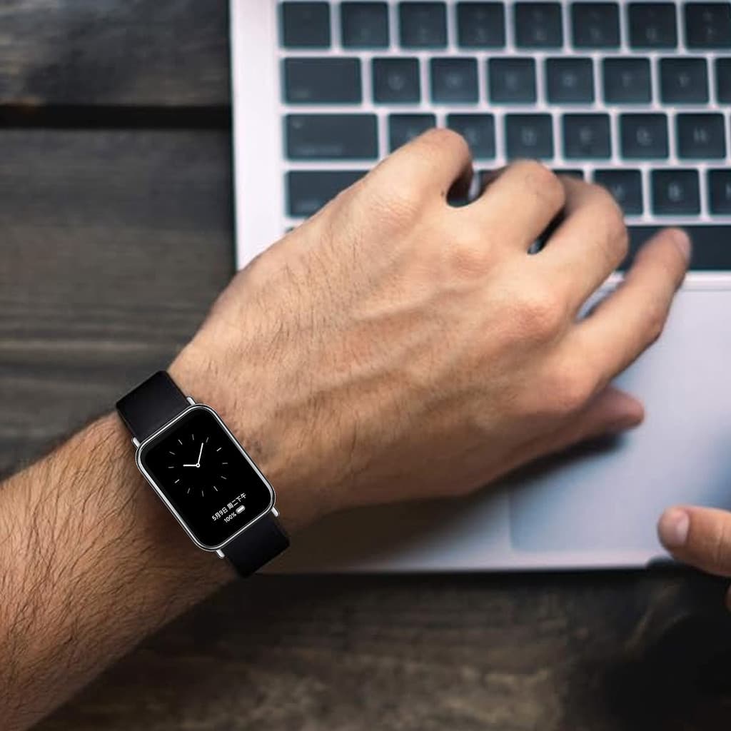 สายซิลิโคนสําหรับ Redmi Watch 6/5/4 สายกีฬาเปลี่ยนสร้อยข้อมือ correa สําหรับ Xiaomi Mi Band 9pro 8pro อุปกรณ์เสริม รูปที่ 2