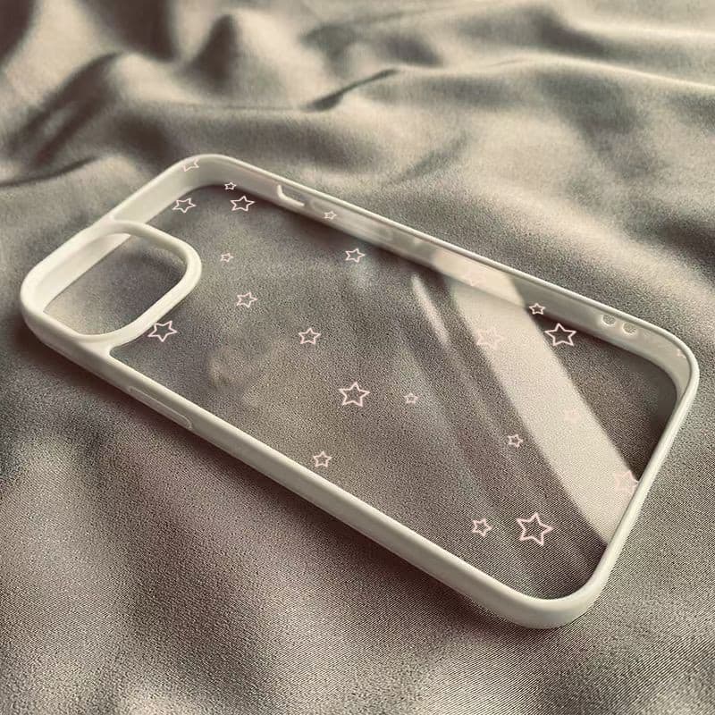 SAMSUNG สําหรับSamsung A15 A05S A55 A06 A26 A36 A56 A35 A54 A16 A12 A52 A34 5G A32 สีสันLittle Starsซิลิโคนใสกันกระแทก รูปที่ 5