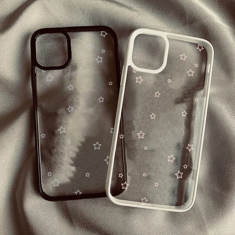 SAMSUNG สําหรับSamsung A15 A05S A55 A06 A26 A36 A56 A35 A54 A16 A12 A52 A34 5G A32 สีสันLittle Starsซิลิโคนใสกันกระแทก รูปที่ 1
