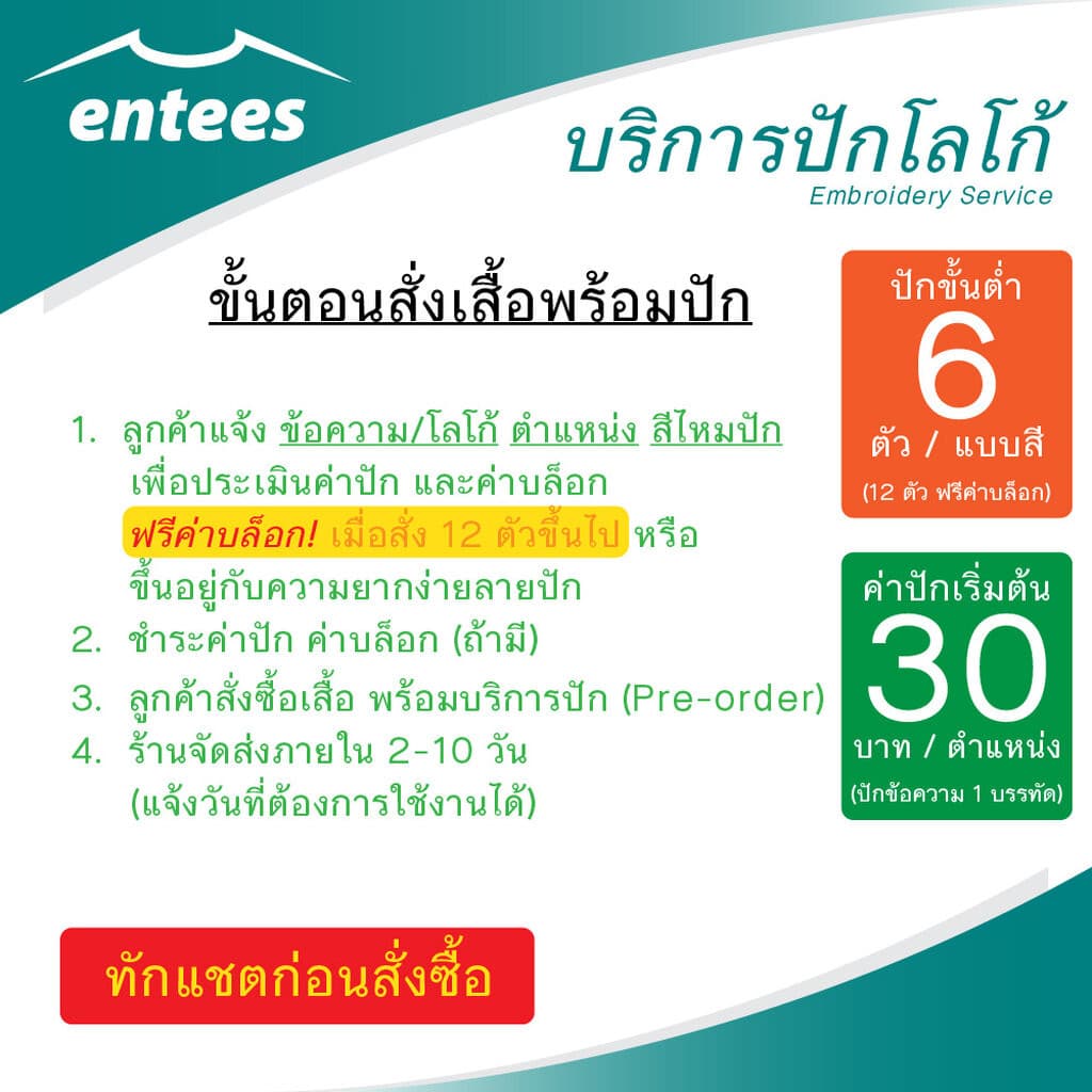 เสื้อคอจีน Micro Plus สีกรมท่า รูปที่ 3