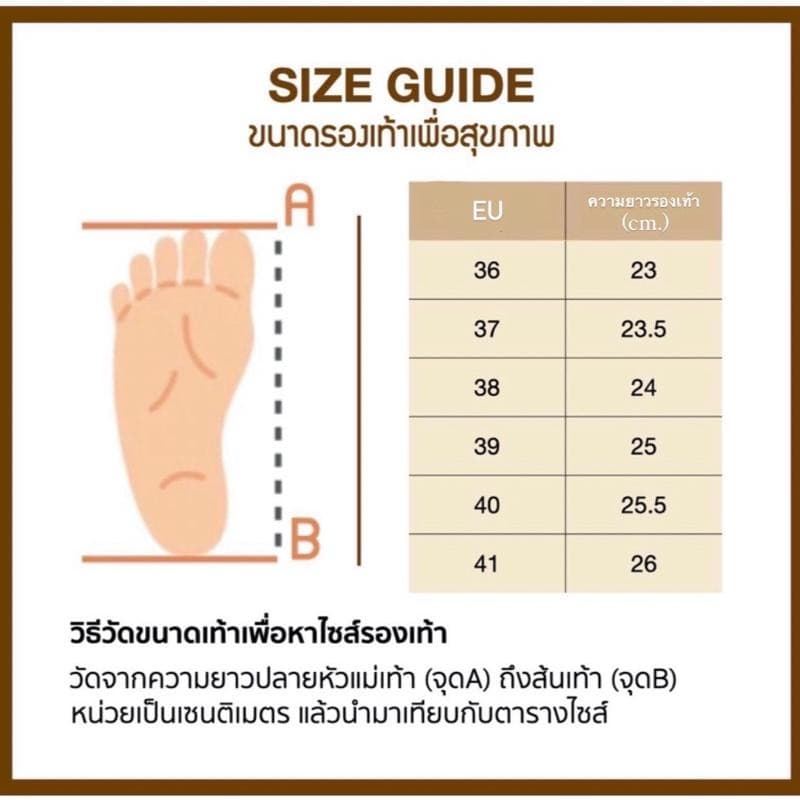 A-03 รองเท้าเพื่อสุขภาพ เท้าอวบเท้าใหญ่ใส่ได้ รองเท้าแตะเพื่อสุขภาพ ลดแรงกระแทก มีปุ่มนวดเท้า รูปที่ 6