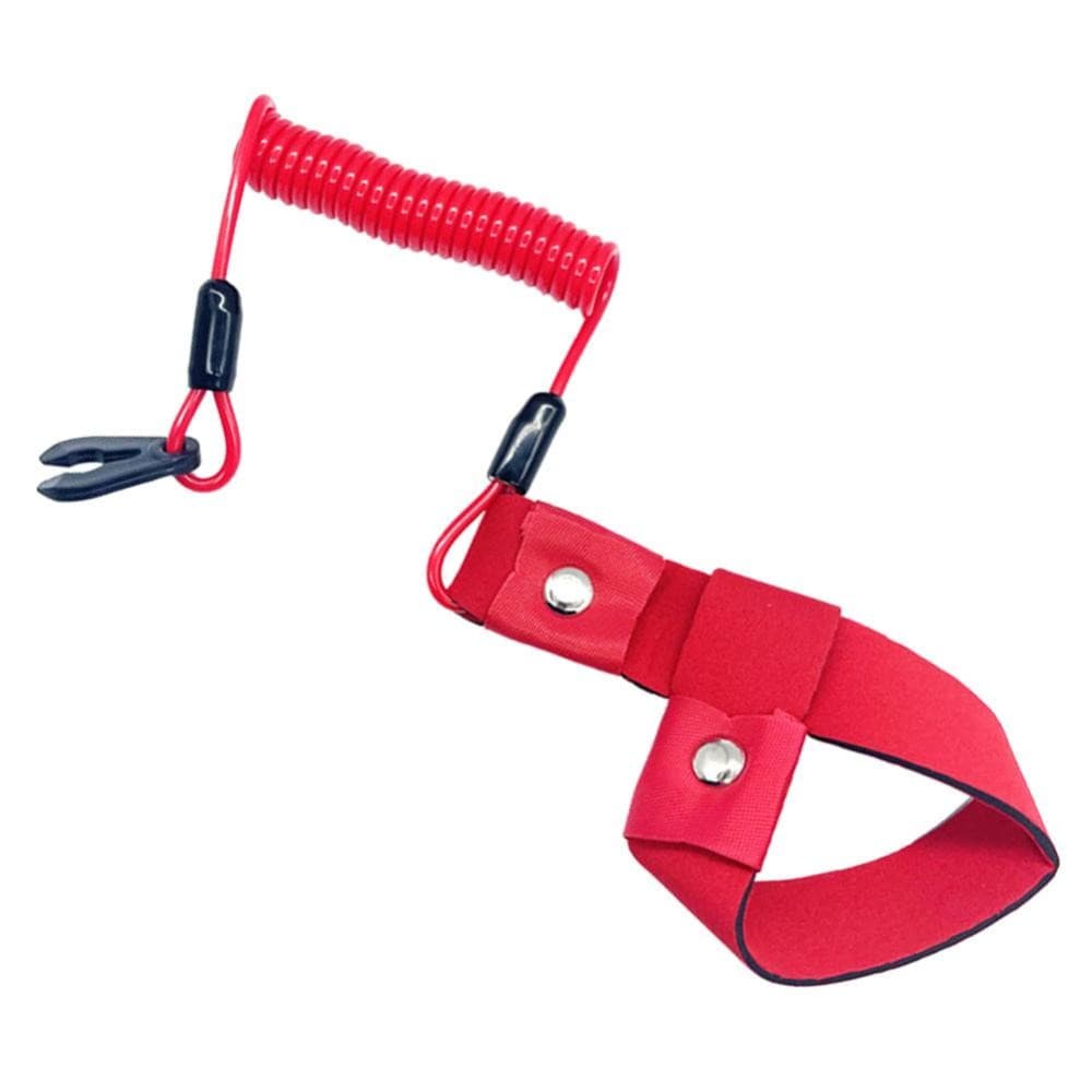 HW Universal Marine เรือนอกเครื่องยนต์มอเตอร์ Lanyard หยุดสวิทช์สำหรับ YAMAHA Jet Ski Key เชือกลอยข้อมือ B4P2 รูปที่ 3