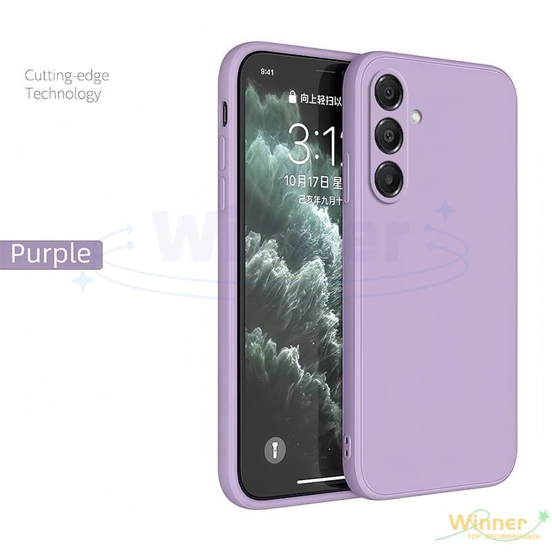 เคส Samsung A17 A16 A15 A14 A13 A12 A11 C Macaron สีซิลิโคนเหลวโทรศัพท์มือถือ drop รูปที่ 8