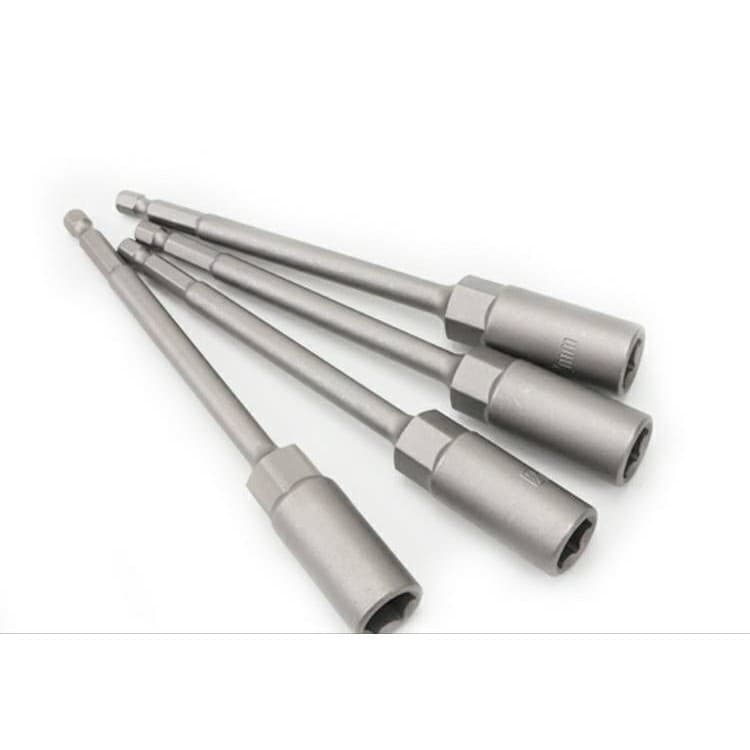 8-14 มม.ยาวไฟฟ้าเจาะ SOCKET HEAD Bolt NUT DRIVER Bit Impact เจาะ Bits อะแดปเตอร์ซ็อกเก็ตประแจ EXTENSION Bar 150 มม. รูปที่ 9