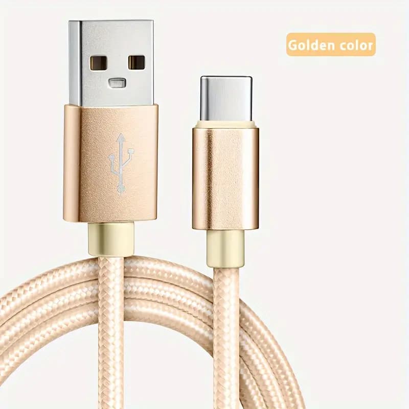 สายเคเบิล USB Type C ยาว 2 ม. สําหรับ Samsung, Redmi, และ OnePlus - การถ่ายโอนข้อมูลความเร็วสูงและการออกแบบที่ทนทาน xelect รูปที่ 2