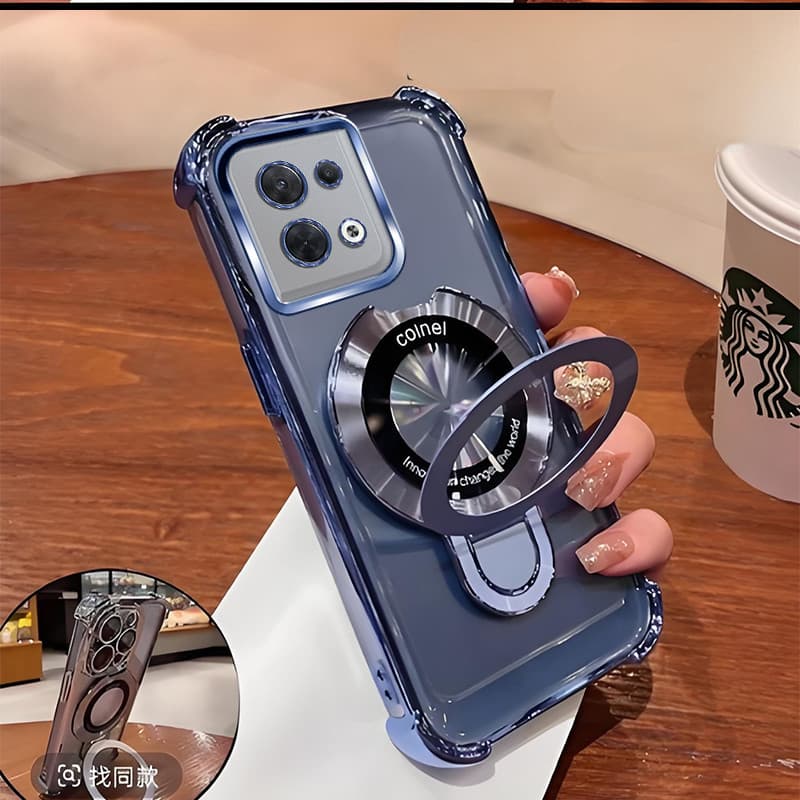 ปลอก OPPO A6 pro 5G 4G เคสโทรศัพท์สําหรับใหม่ Soft Anti fall เกราะป้องกันวงเล็บ DUD รูปที่ 6