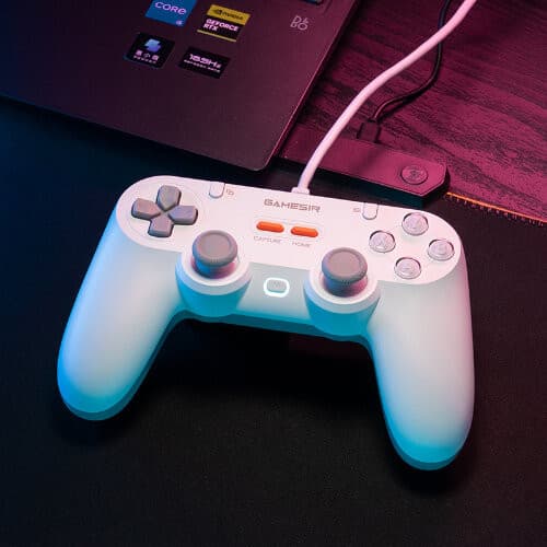 GameSir T3 Lite Wired Controlle 1000Hz Polleling Rate, Hall Effect จอยสติ๊กและ 2 ปุ่ม, การสั่นสะเทือนคู่, Turbo, PC Controller สําหรับ Steam/Android/iOS/Switch รูปที่ 9