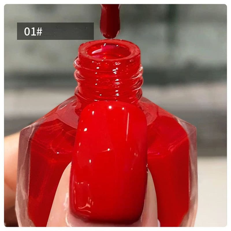 GUBQ น้ำยาทาเล็บ 45 สี ฤดูร้อน ใหม่ ไม่ต้องอบ สีมัน แฟลช แฟลช บลู เอนแชนเทรส ดาว ลูกศิษย์ สีม่วง คริสตัล ดูดทราย รูปที่ 2