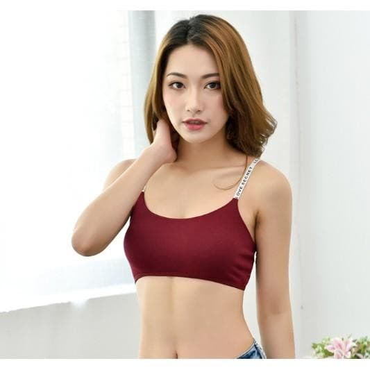 #058 ถูกที่สุด สายตัวอักษร ตะขอหลัง3ระดับ ใส่สบายมากๆทรงสวย มีฟองน้ำ รูปที่ 8