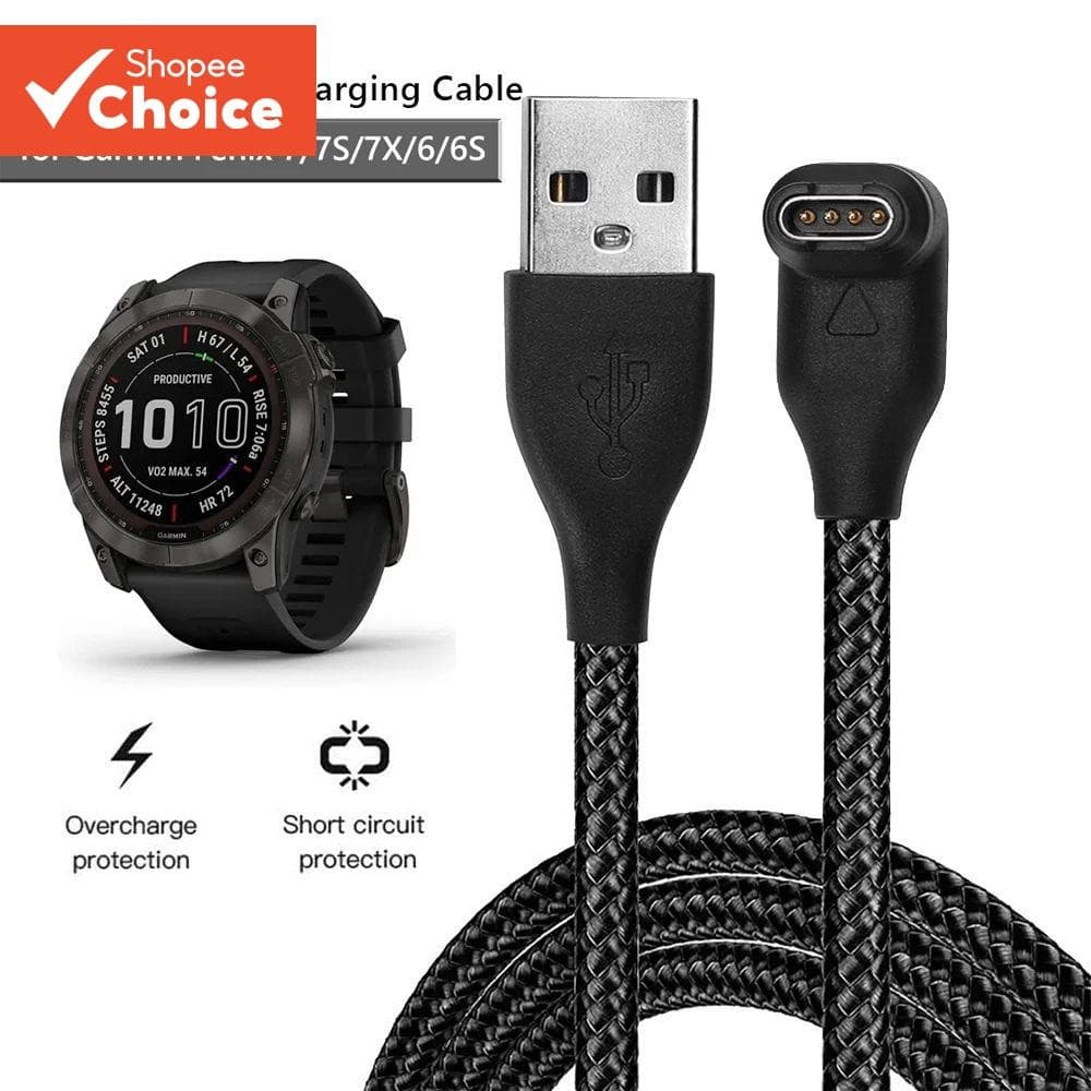 สําหรับสายชาร์จ Garmin Fenix Vivoactive Forerunner Instinct สายเคเบิลข้อมูล USB